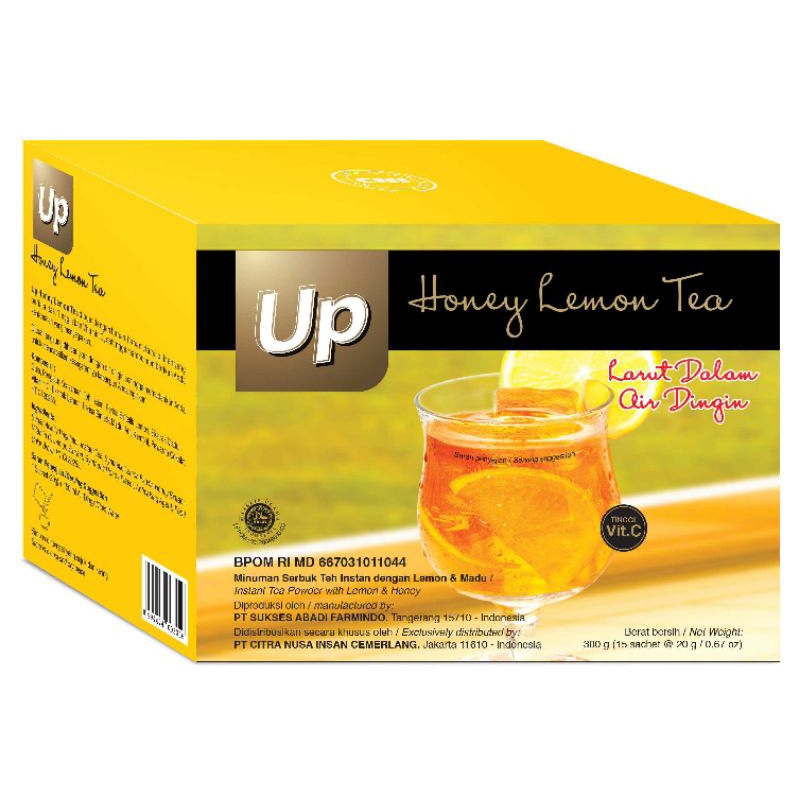 

CNI Up Honey Lemon Tea 300gr @ 15 sachet