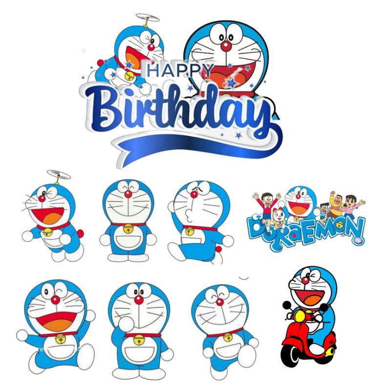 

Hiasan kue ulang tahun DORAEMON