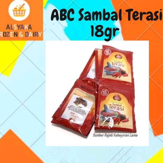 

ABC Sambal Terasi 18gr (1 renceng isi 10)