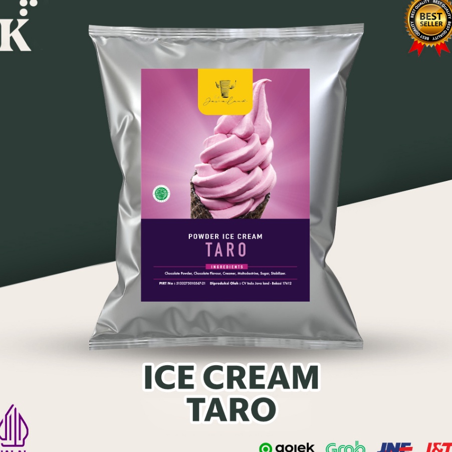 

BRSZ2972 Free Ongkir Powder Es Krim Taro 1 Kg Javaland
