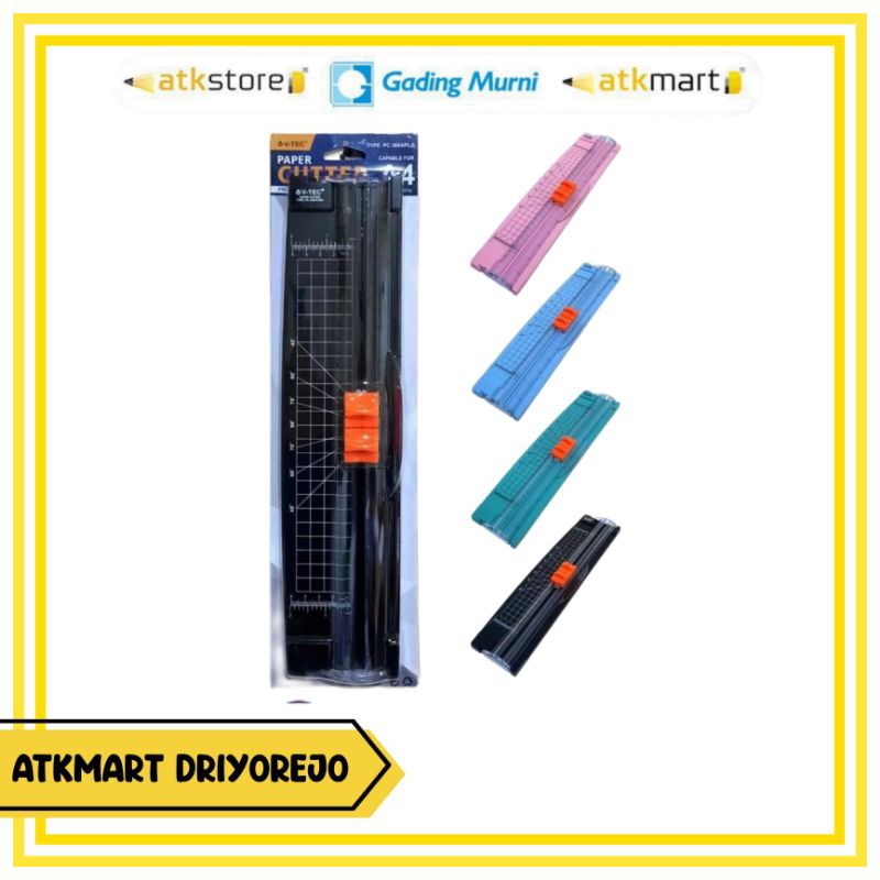 

PEMOTONG KERTAS F4 A4 B4 B5 V-TEC PAPER CUTTER PC-3684/PLS A4 ALAT POTONG MINI