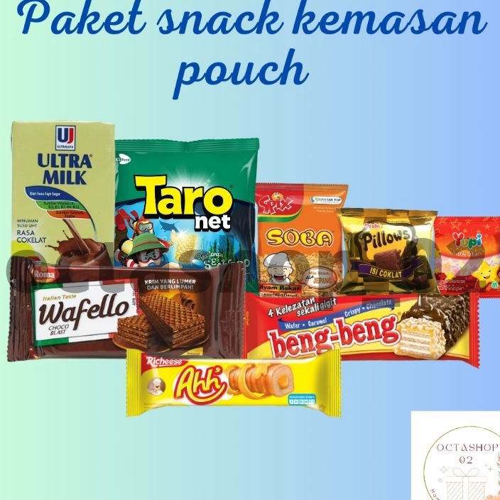 

KMYD5147 9.9 BRANDS FESTIVAL BUY 30 FREE 1, Paket snack ulang tahun kemasan pouch sedang/Hampers snack