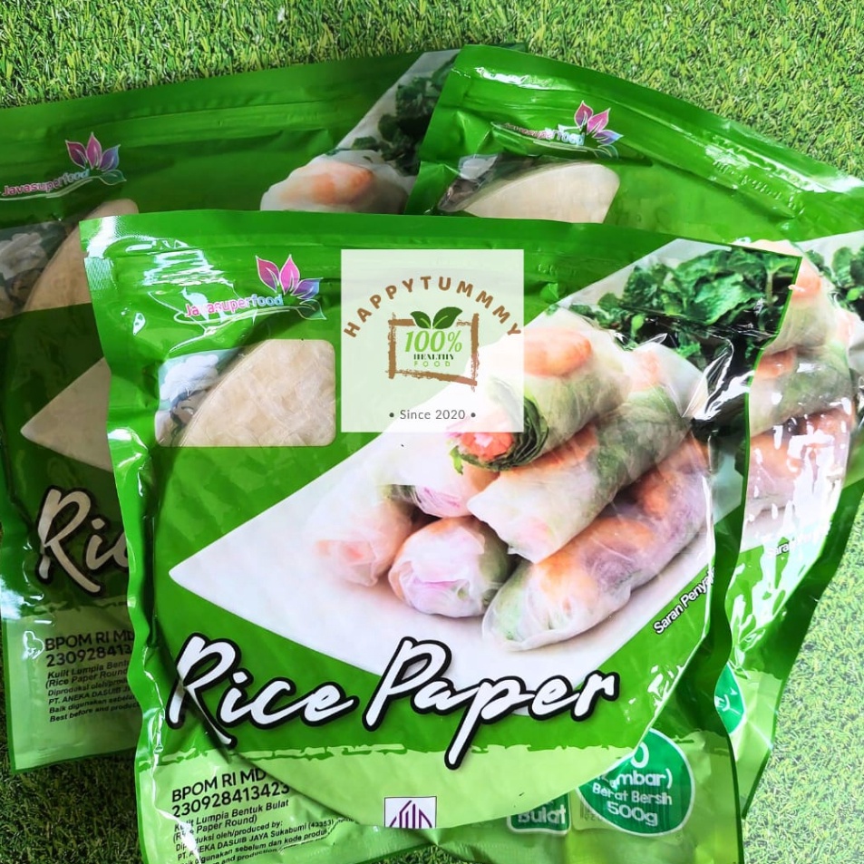 

HSMN8335 Terlaris HPT - JAVA Rice Paper Bulat isi 5 10 20 Lembar/Banh Trang High Quality Rice Paper / Kulit Lumpia Vietnam Rice Paper (halal)/ rice roll spring roll