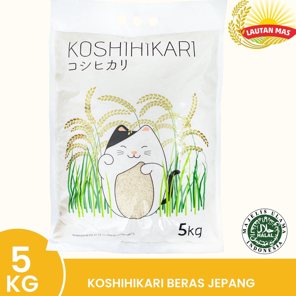 

WLFP6747 Terbaru Koshihikari Beras Jepang 5KG