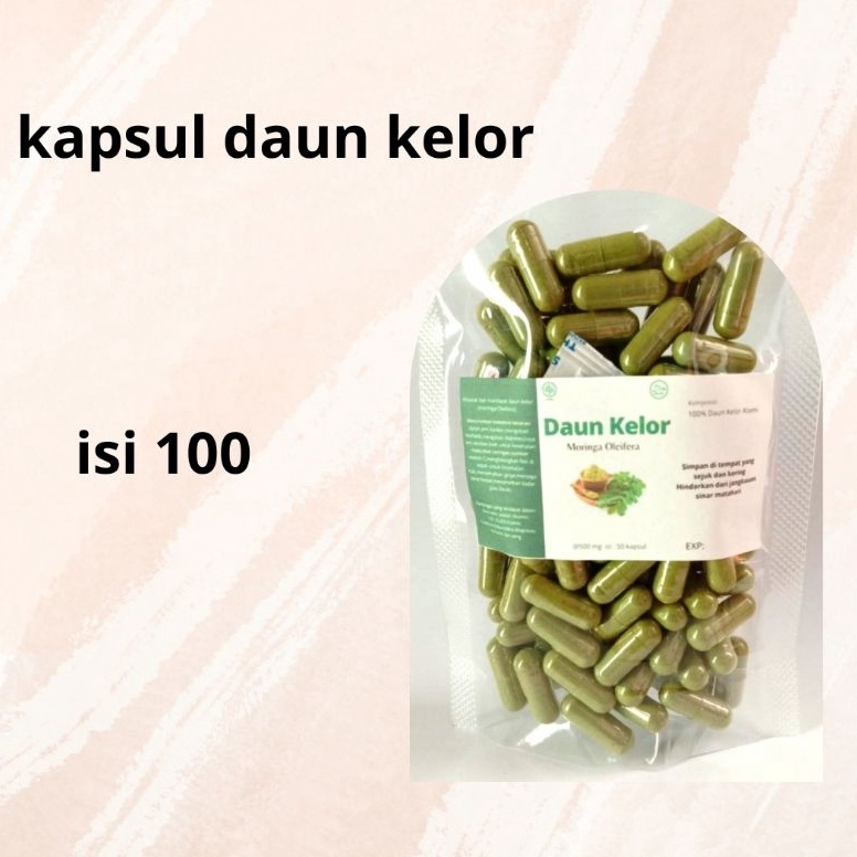 

Re4dy sto0ck Daun Kelor Isi 100 Kapsul Moringa [220]