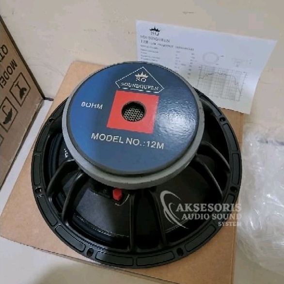 Speaker Soundqueen 12M Original Produk 350 Watt Kualitas Bagus