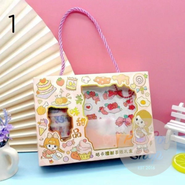 

Jual Stiker Momo Korea Jepang set DIY Kotak Roll PET Lucu Mainan Anak Kotak - #1 Berkualitas