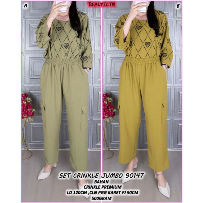 SET CRINKLE JUMBO 90147