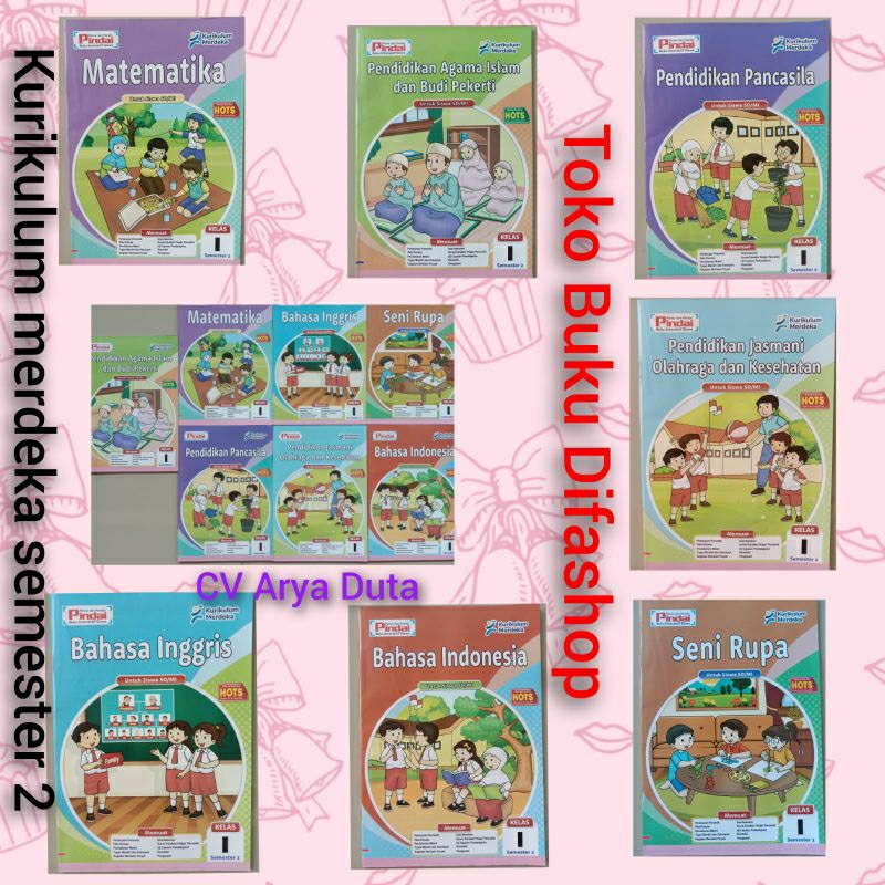 LKS kurikulum merdeka SD kelas 1 semester 2 CV Arya duta