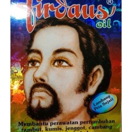 Firdaus Oil Original Obat Minyak Penumbuh Kumis Jambang Jenggot bulu halus