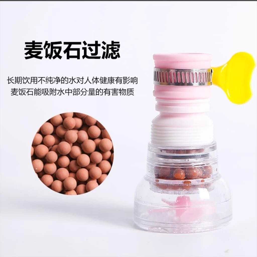 SAMBUNGAN KRAN AIR FLEXIBLE 360 DERAJAT / SAMBUNGAN KRAN WASTAFEL CUCI PIRING ANTI MUNCRAT SPLASH