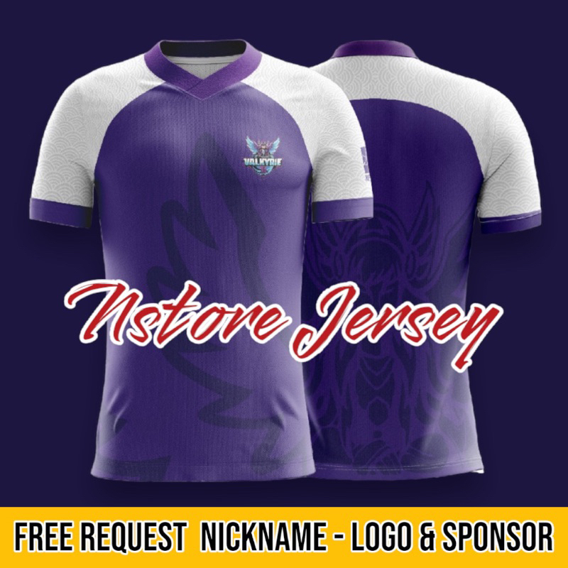 JERSEY KAOS VALKYRIE 48 ESPORT JKT48 2023 FREE REQUEST LOGO & NICKNAME