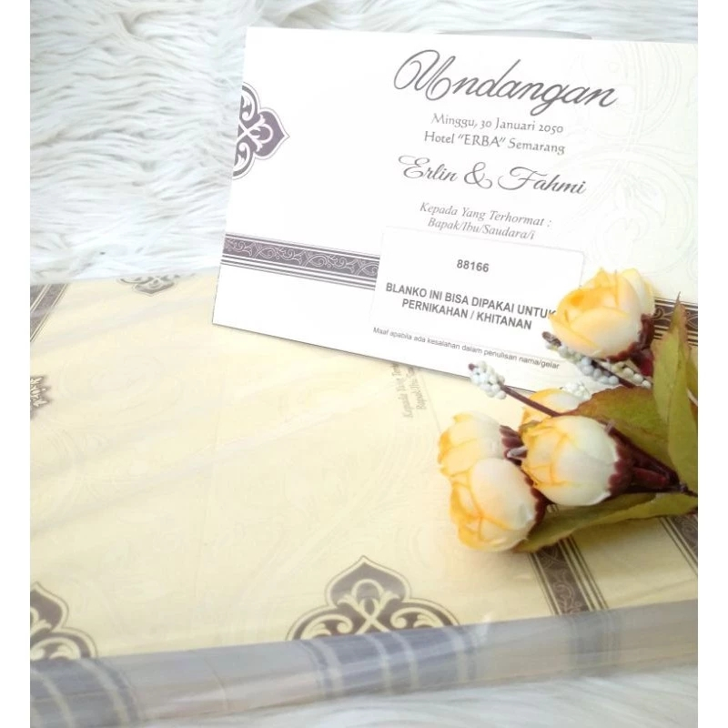 Undangan Pernikahan / Perkawinan Erba 88166