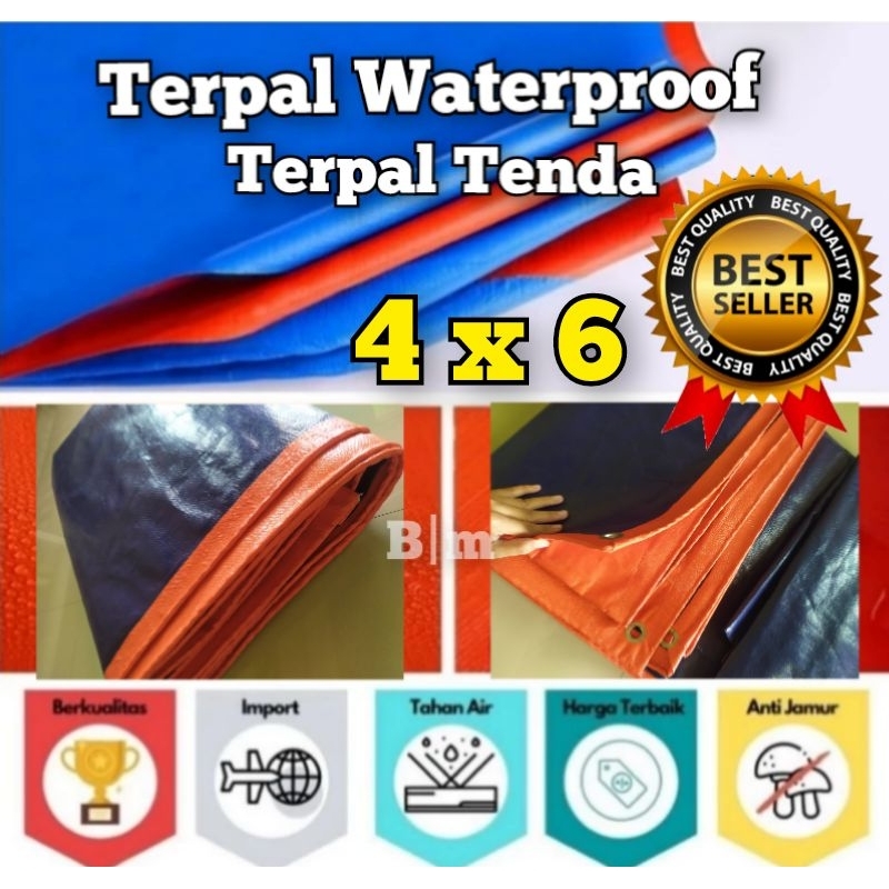 terpal waterproof 4x6 A12 A8 A5 A3 terpal tendaterpal anti air
