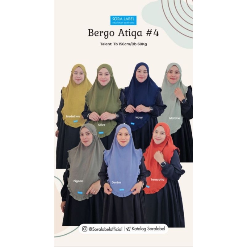 RIHAIA | Bergo Atiqa Kriwil by Soralabel Sora Label