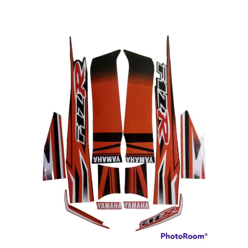 STRIPING FIZ R VARIASI MERAH, striping yamaha Fiz r variasi merah terbaik