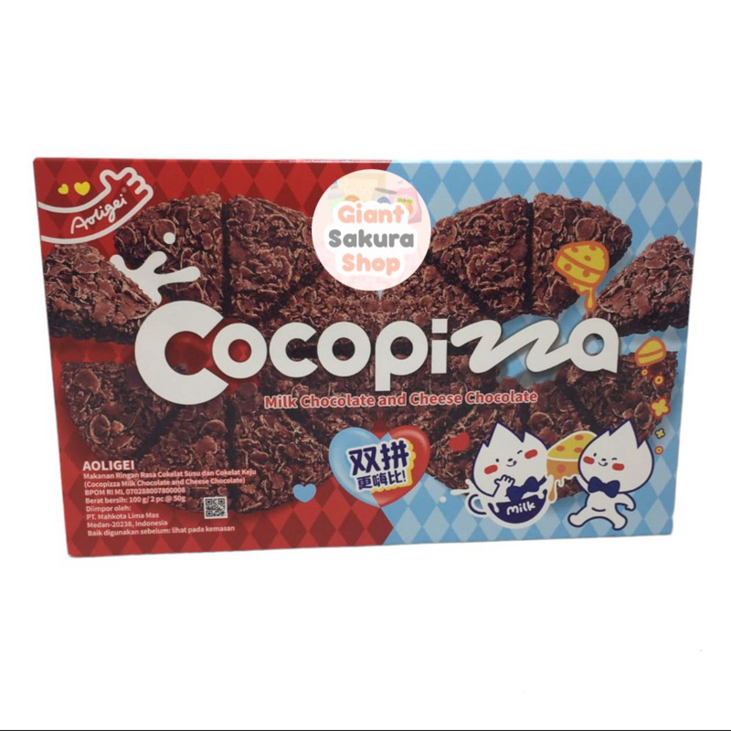 

Aoligei Cocopizza Milk Chocolate & Cheese Chocolate