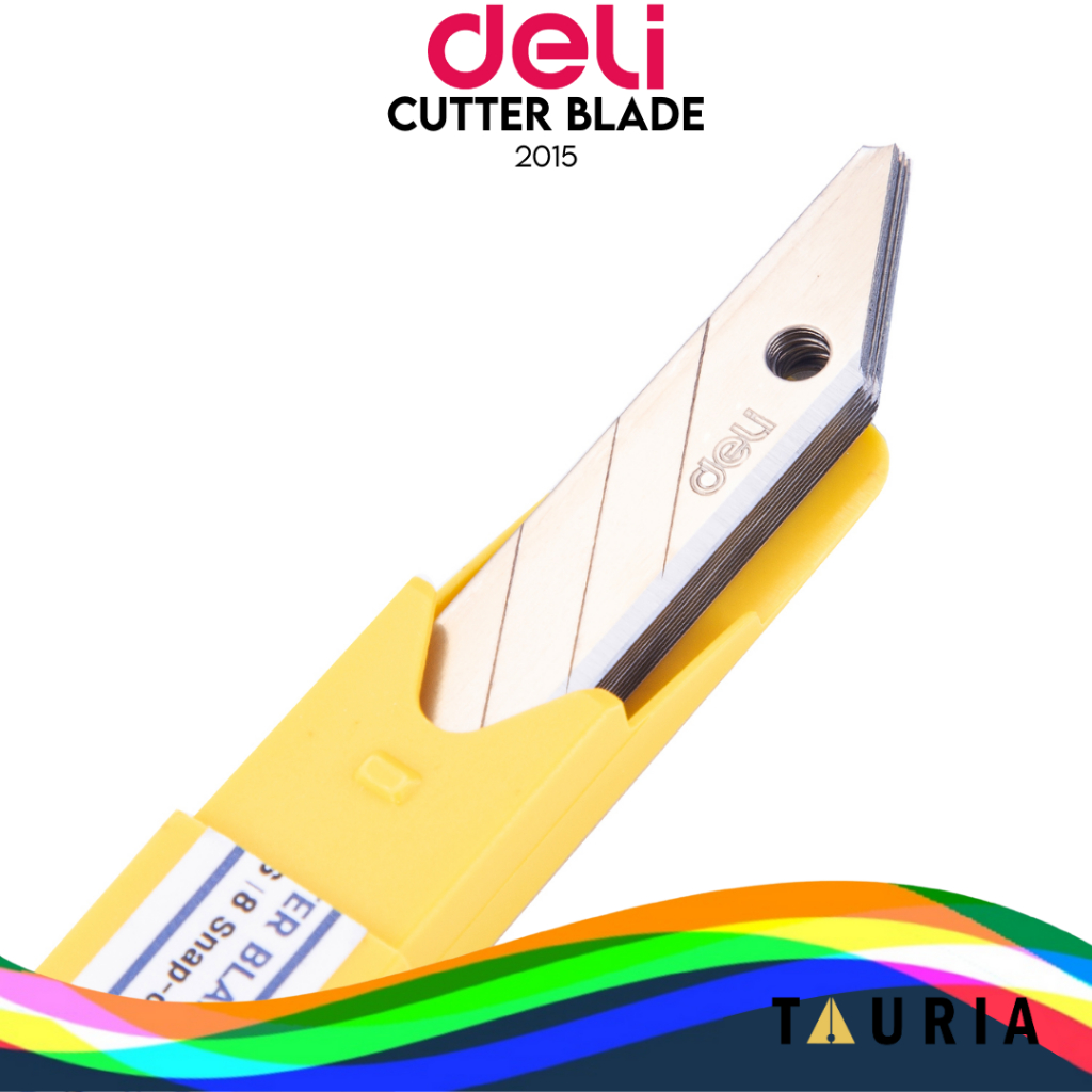 

isi cutter lancip 30°/cutter blades deli 2015
