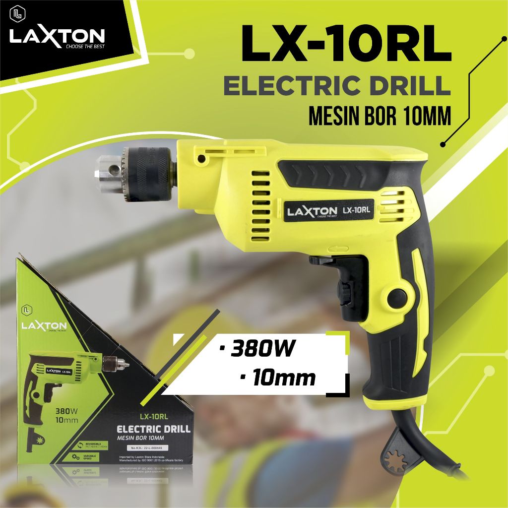 LAXTON LX-10RL: Bor Tangan 10mm Bolak Balik - Harga Ramah, Performa Andal!
