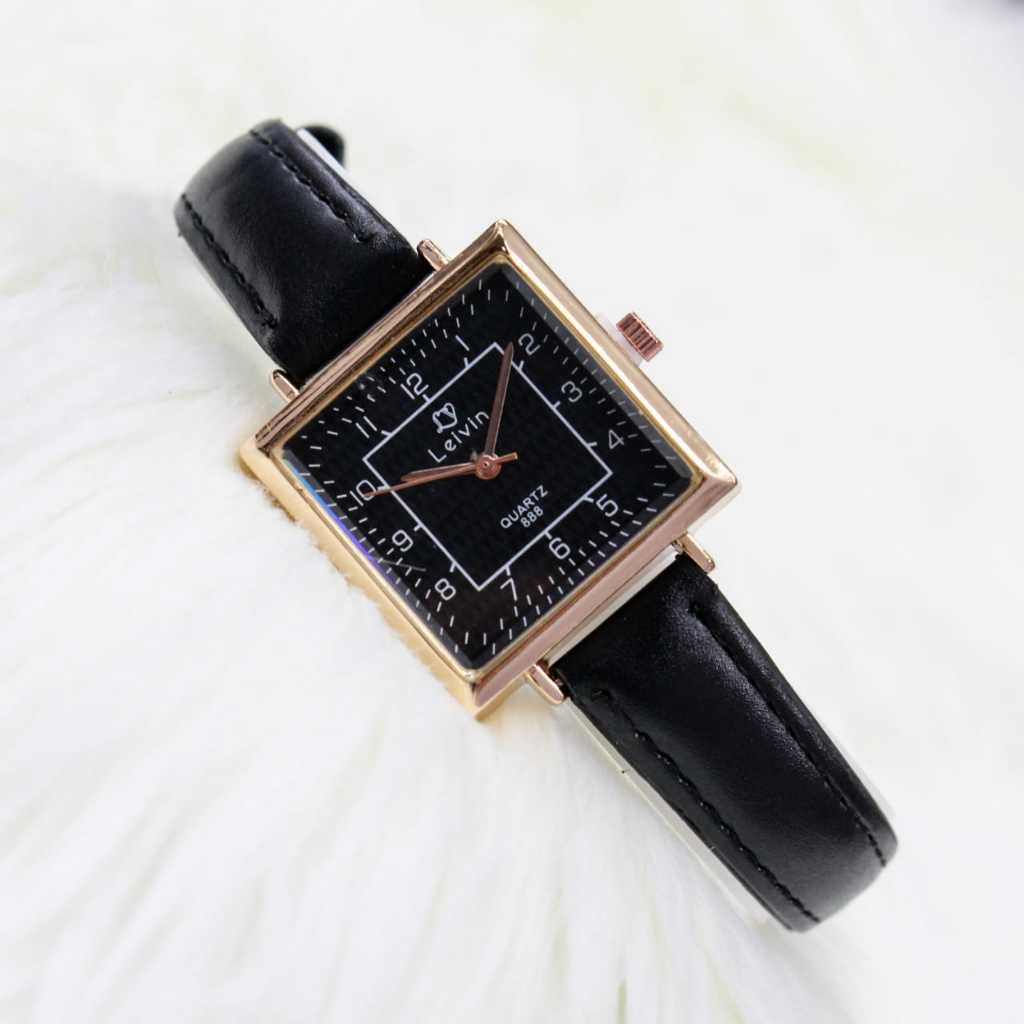 Jam Tangan Leivin Fashion Watch Original Tipe LV-888 Square