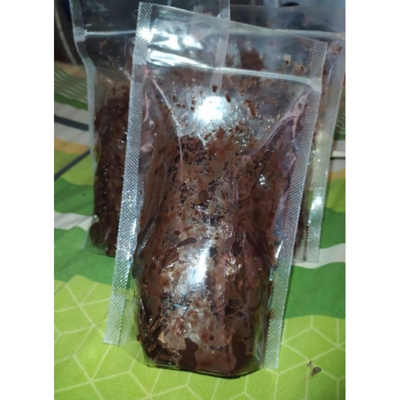 kripik pisang coklat lumer