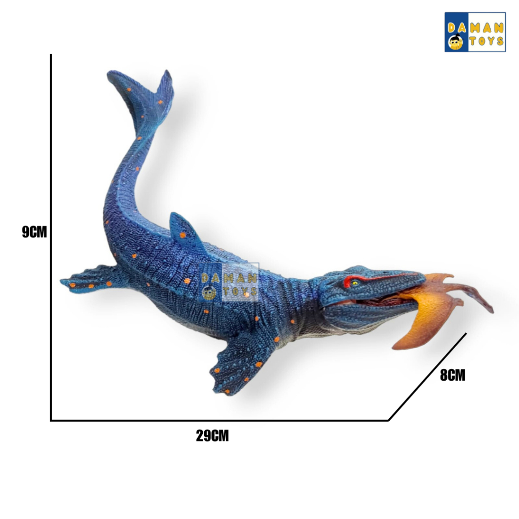 Figure DInosaurus Mosasaurus vs Pterosaurus Dino