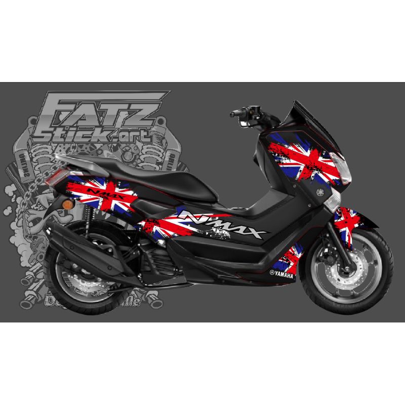 DECAL STICKER NMAX OLD STRIPING NMAX FULLBODY 2016 2017 2018 2019 2020