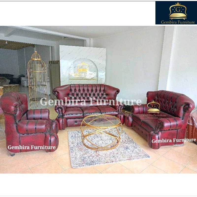 Sofa jaguar kursi tamu sofaL sofa kancing oscar promo murah promo custom gratis ongkir jabodetabek m