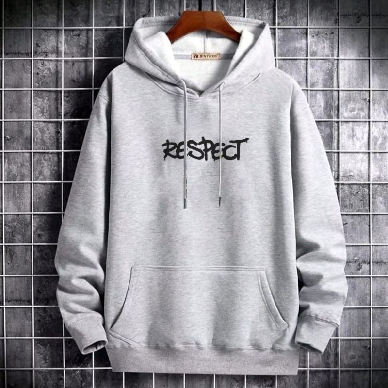 Hoodie Kekinian pria keren Respect