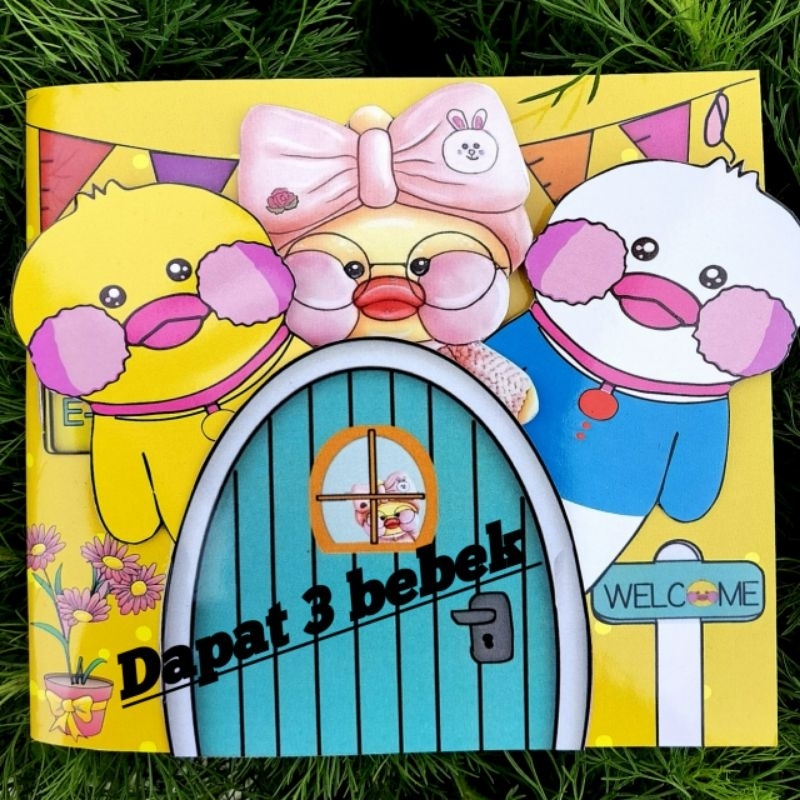 PAPERDUCK BEBEK VIRAL PAPER DUCK MAINAN ANAK BONGKAR PASANG PAPER DOOL QUITE BOOK BONEKA KERTAS