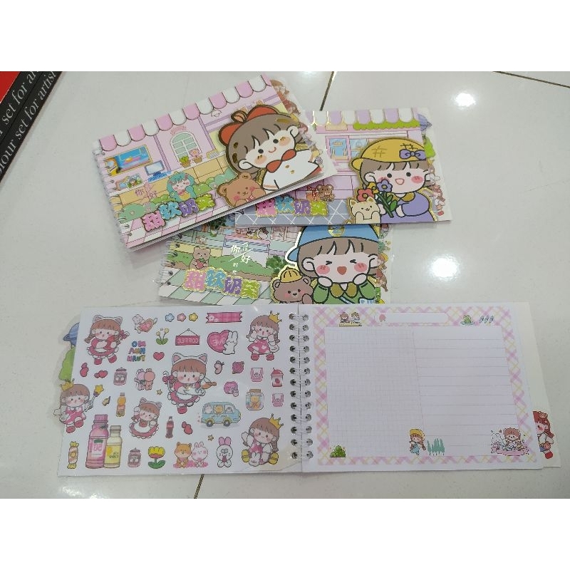 

Notes with sticker fancy