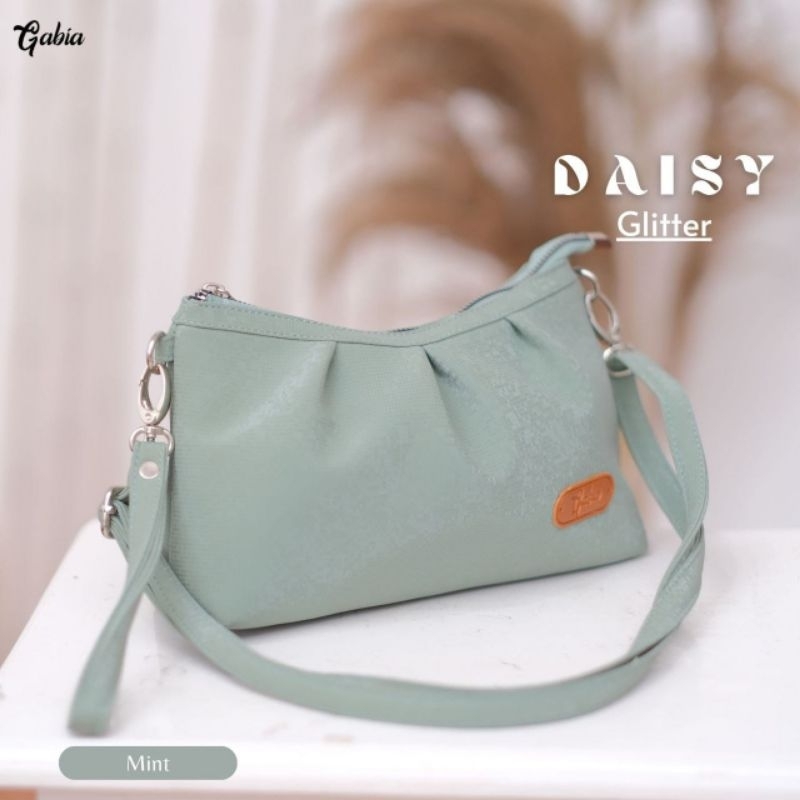 Daisy Glitter bag by gabia tas 2in1 bag tas selempang wanita clutch bag dompet pouch