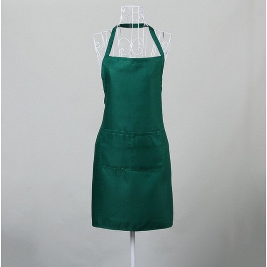✔️READY Apron Masak Memasak / Celemek Barista / Apron Celemek Drill Polos