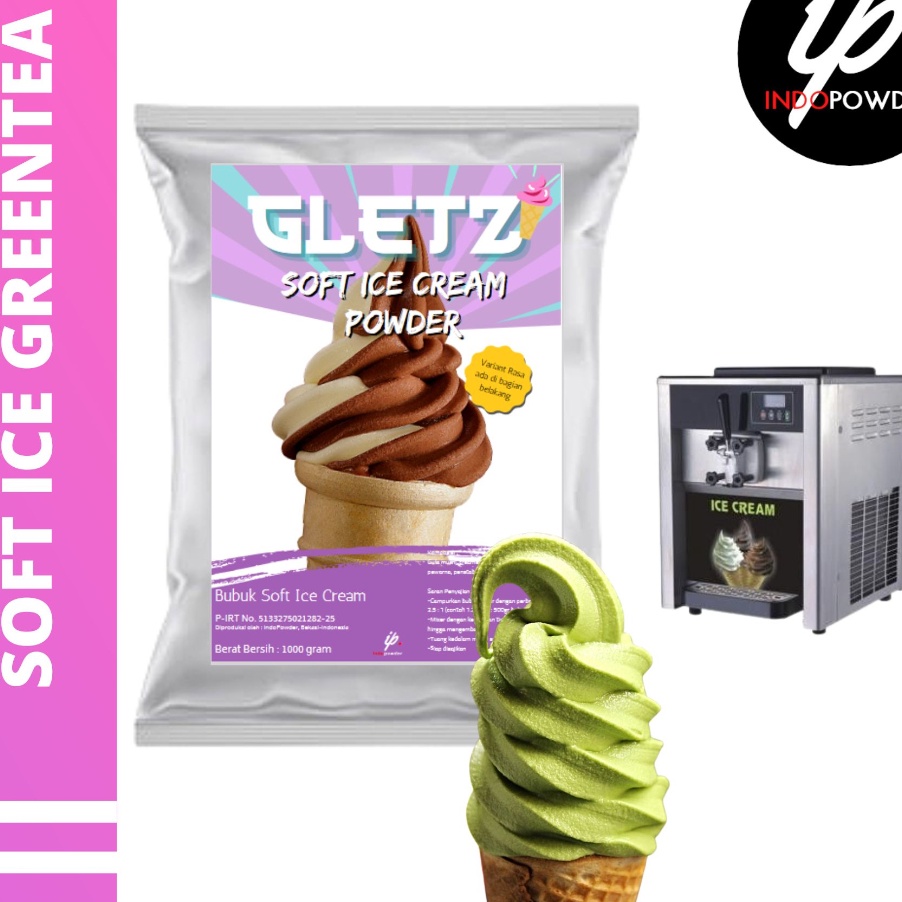 

modelTipe GXZ384 SOFT ICE CREAM GREEN TEA 1Kg - Bubuk Es Krim GREEN TEA - Bubuk Es Krim - SOFT ICE CREAM Powder 1Kg