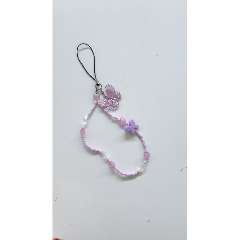 Straphone Warna Ungu, Gantungan hp lucu