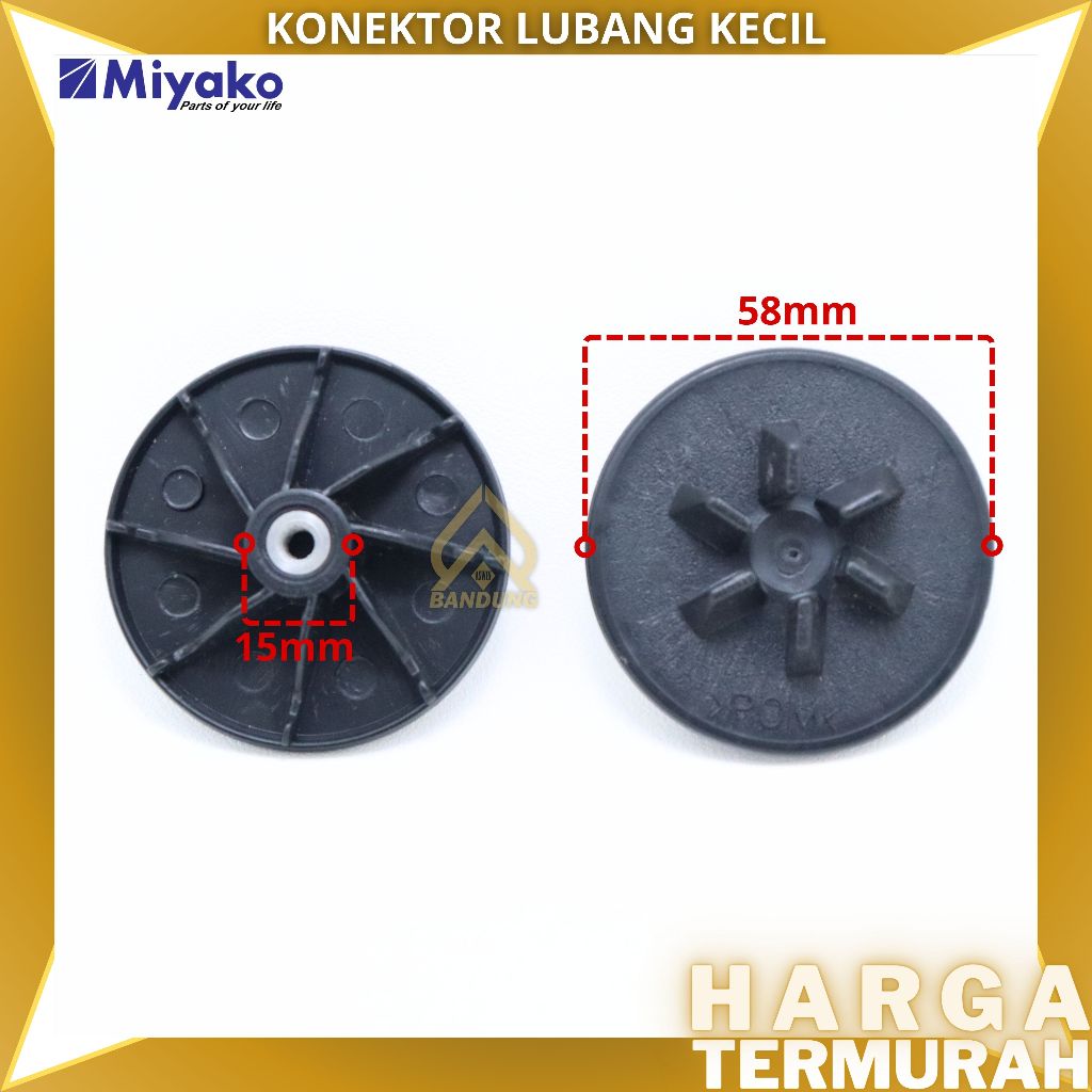 KONEKTOR BLENDER MIYAKO | KONEKTOR NASIONAL LUBANG KECIL | CONEKTOR BLANDER MIYAKO | GIGI BLANDER
