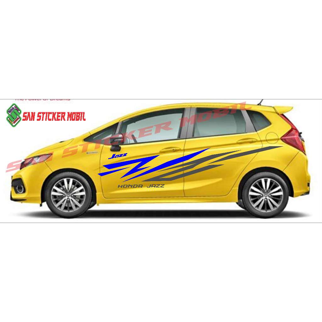 0101 CUTTING STICKER MOBIL HOBDA JAZZ RS STICKER CUTTING MOBIL