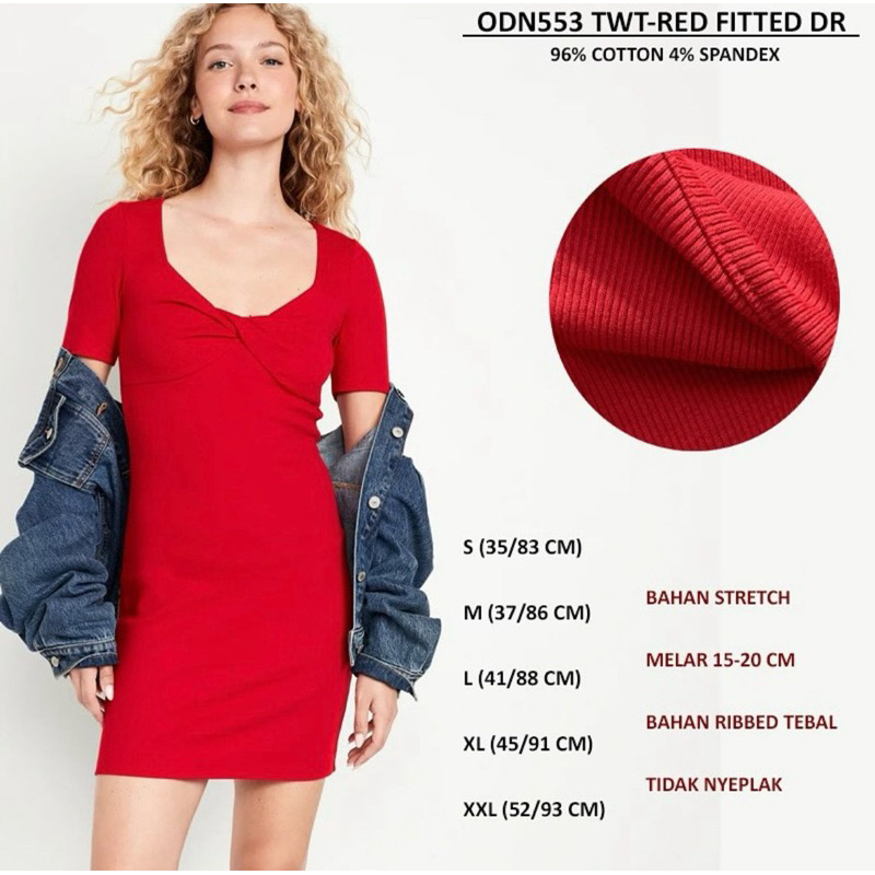 Dress Wanita Bodycon branded OLD NAVY Original