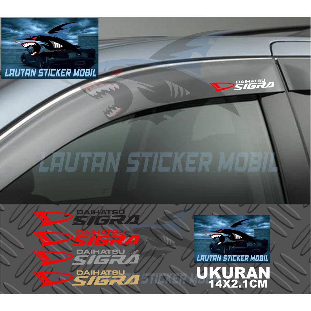 stiker talang air mobil sigra cutting sticker talang air mobil daihatsu sigra