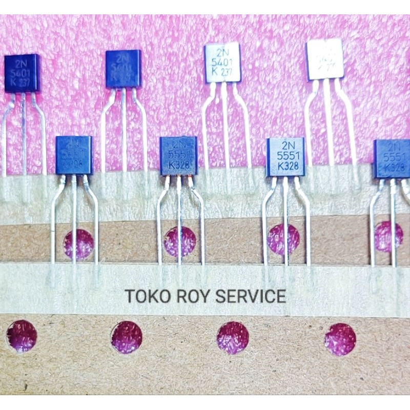 1set Transistor 2N5401 2N5551 ORIGINAL / Tr 2N5401 2N5551 ORIGINAL