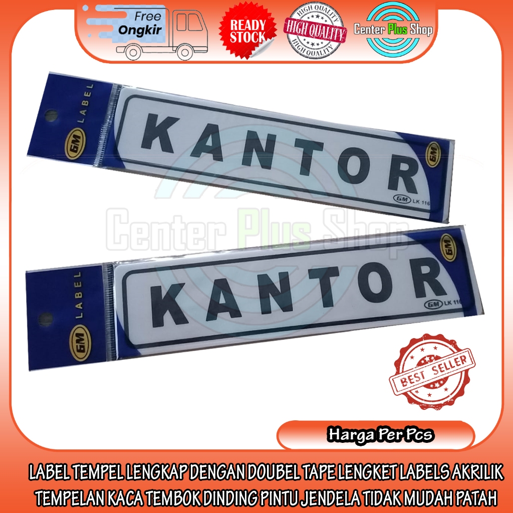 

LABEL KANTOR TEMPEL STIKER STICKER PAPAN TEKS LABELS AKRILIK KACA DOUBEL TIPE LENGKET KUAT TEMPELKAN TEMBOK PINTU JENDELA DINDING AWET TEKS ANTI LUNTUR AIR PENGINGAT PENANDA PETUNJUK MENANDAI PENANDAI TEMPAT RUANG RUANGAN SEKOLAH OFFICE