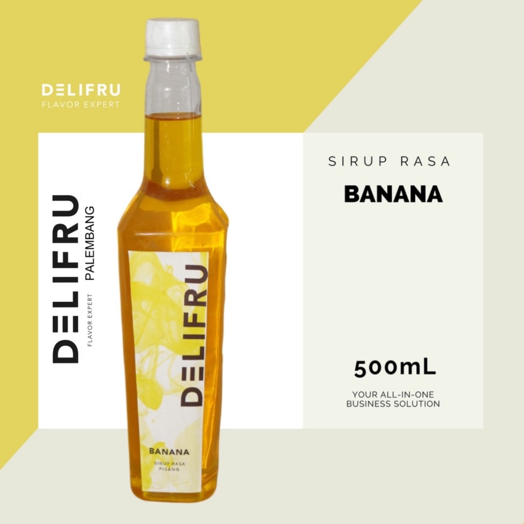 

Delifru Syrup Banana - Sirup Pisang 500 ml