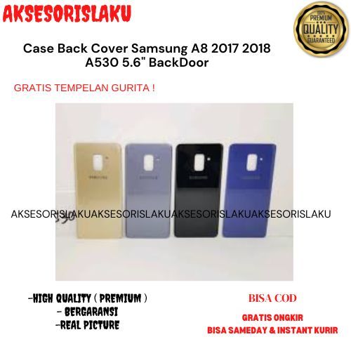 Case Back Cover Samsung A8 2017 2018 A530 5.6" BackDoor