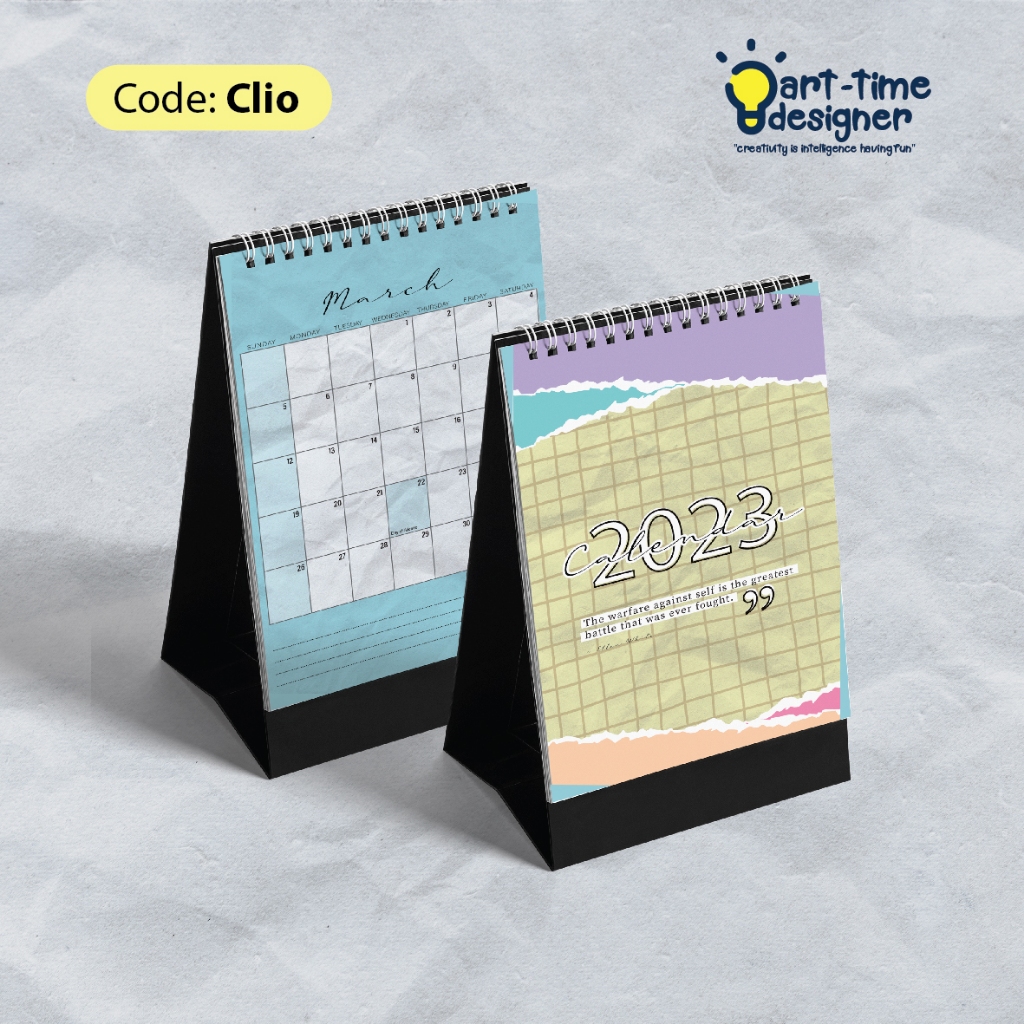 

Clio Kalender Meja 2024 Pastel Kalender Lucu