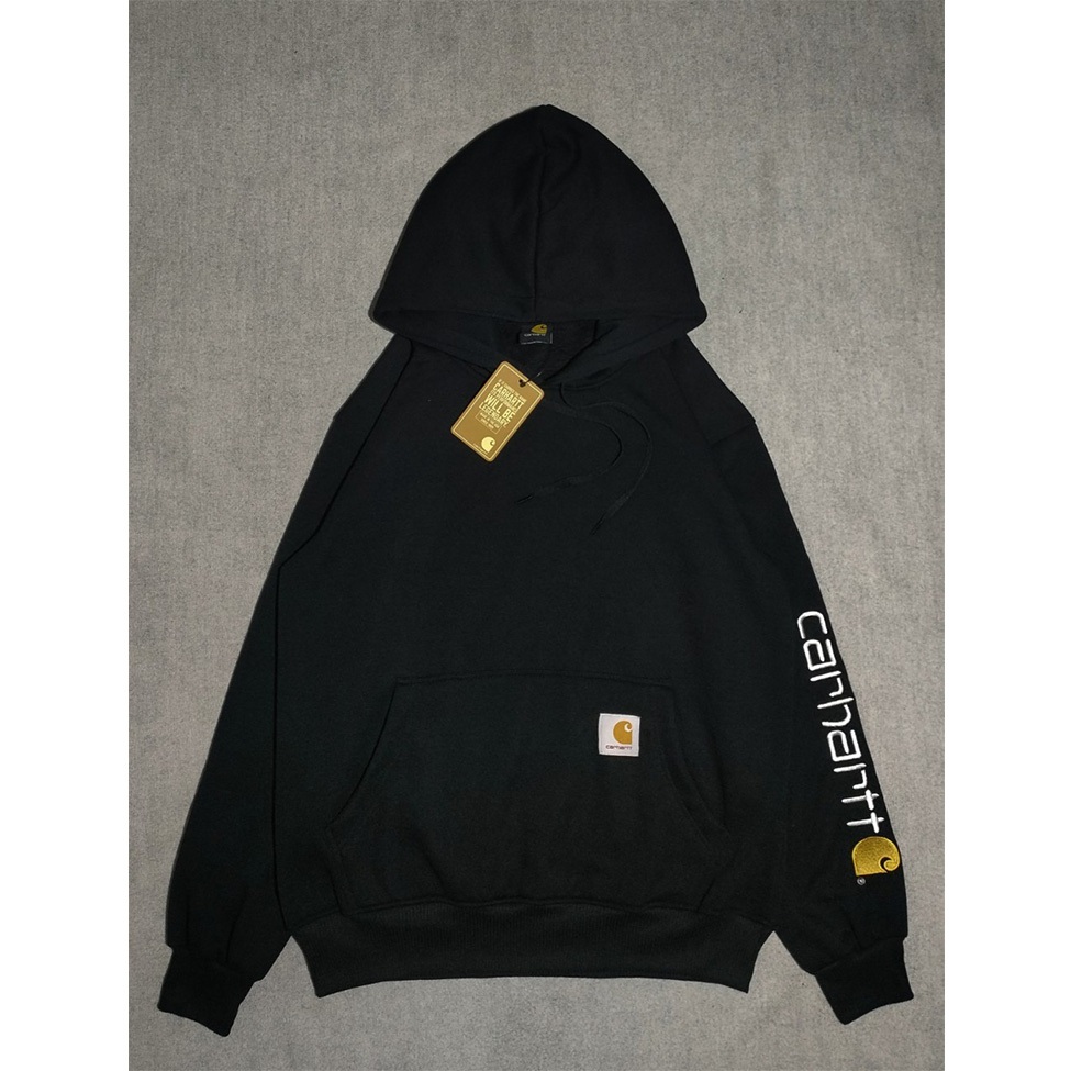 Swetershirt Hoodie Carharrt Bordir Tanggan Wuality Super premium Katun flace tebal / hoodie casual p