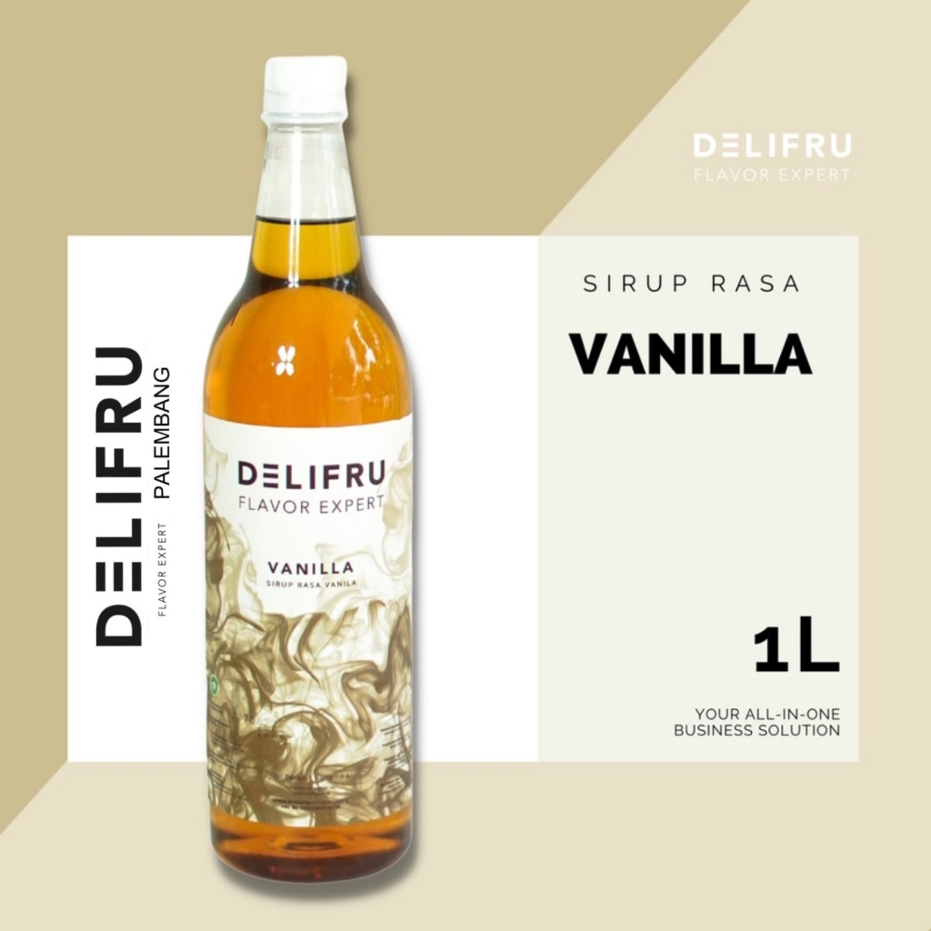 

Delifru Syrup Vanilla - Sirup Vanilla 1 Liter