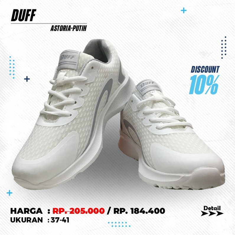 SEPATU DUFF ASTORIA - PUTIH