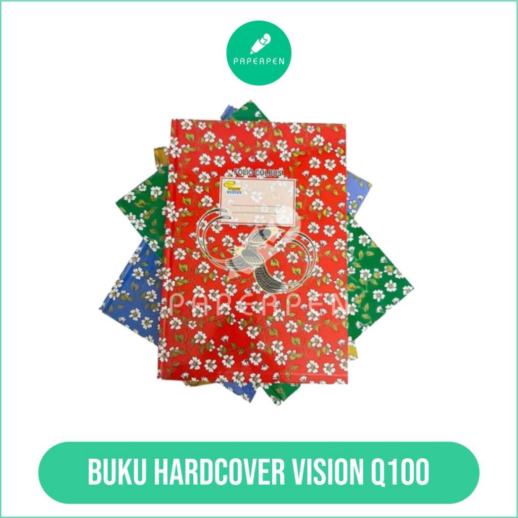 

BUKU HARDCOVER VISION Q100/BUKU TULID HARD COVER
