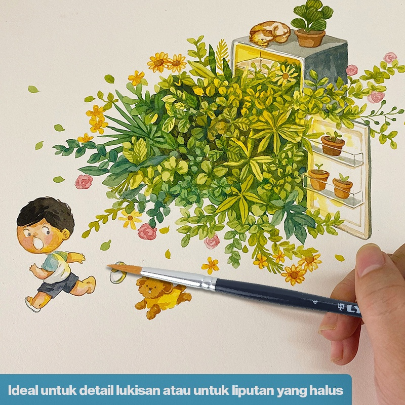 

LYRA Brush Set - LYRA Taklon - Round Brush - 00, 02, 04, 06, 08 - Blue Label - 569800