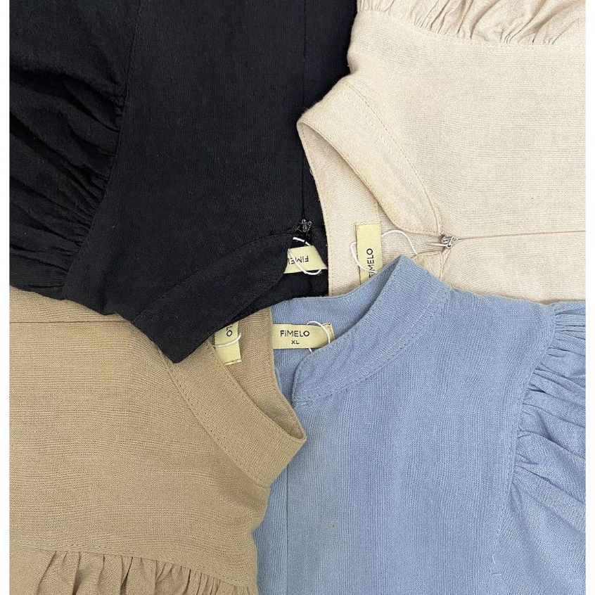 DISKON FIMELO RISYA TUNIK (TUNIK WANITA POLOS LENGAN PANJANG)